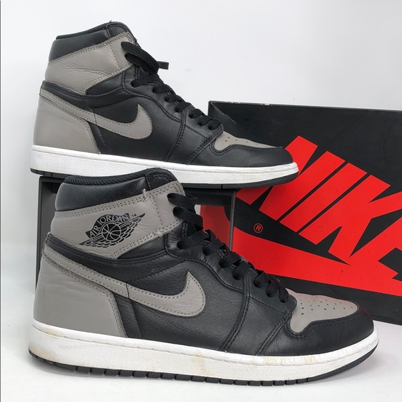 Air Jordan 1 Retro Hi OG Men’s 2018 Shadow 555088-013 - Size 9 - Picture 1 of 16